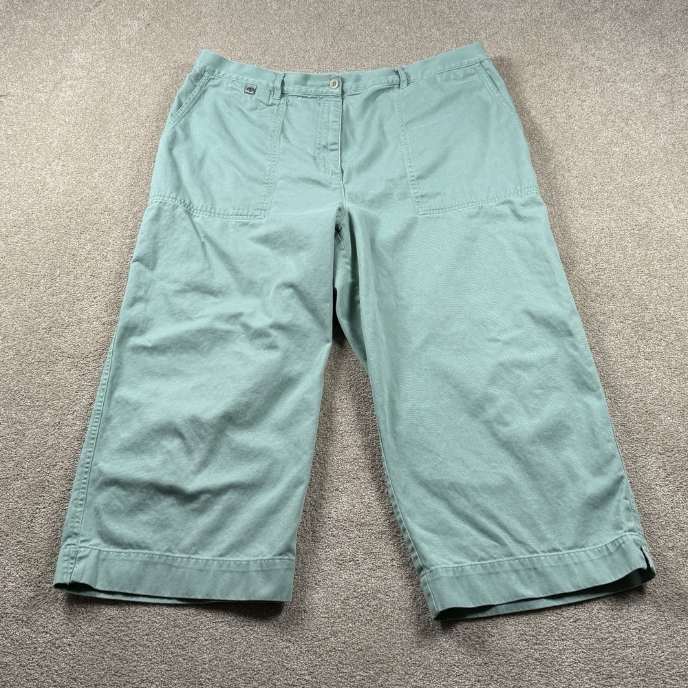 Lauren Ralph Lauren Women's‎ Size 16 Mint Green Crop Capri Pants